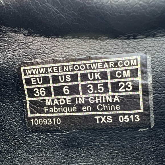 Keen Sisters Slip-On Shoes Women’s Size 5.5 Black Nubuck Leather - Picture 8 of 9